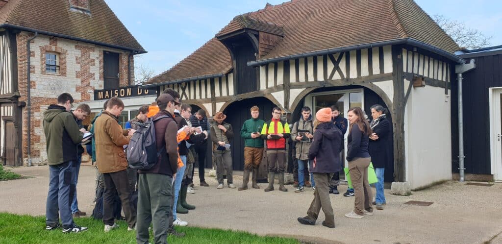 BTS Gestion forestière en Forêt de Brotonne.