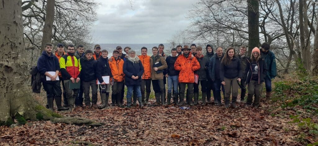 BTS Gestion forestière en Forêt de Brotonne.