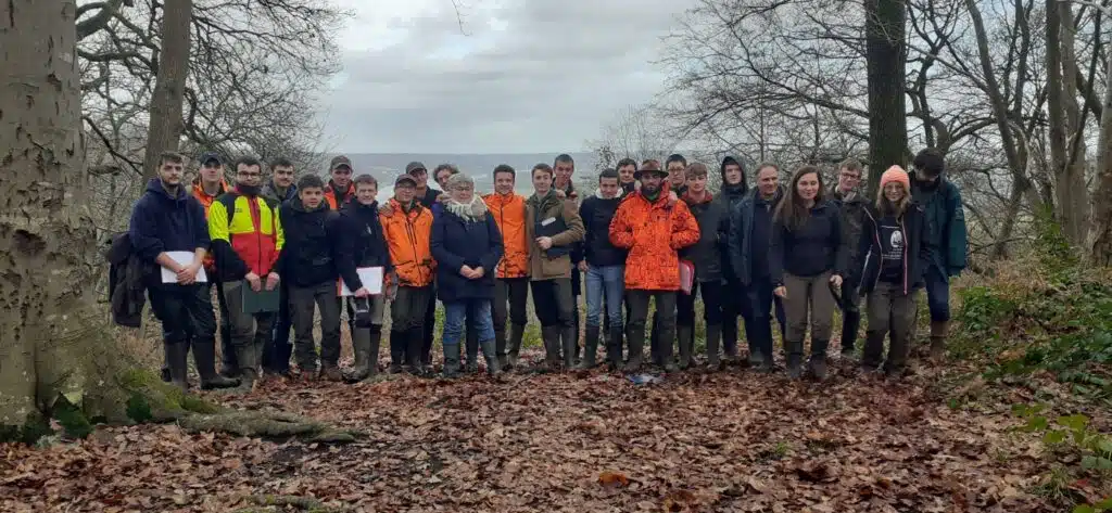 BTS Gestion forestière en Forêt de Brotonne.